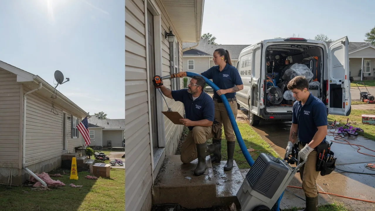 Ceiling Water Damage Restoration in La Porte City, IA near me