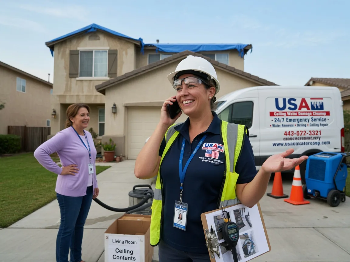 Ceiling Water Damage Restoration La Porte City, IA FAQs